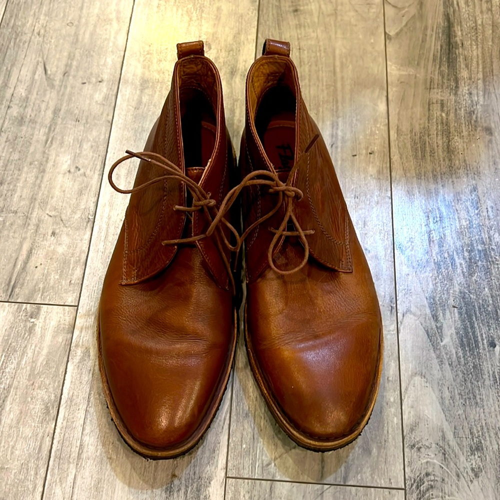 Flag Leather shoes